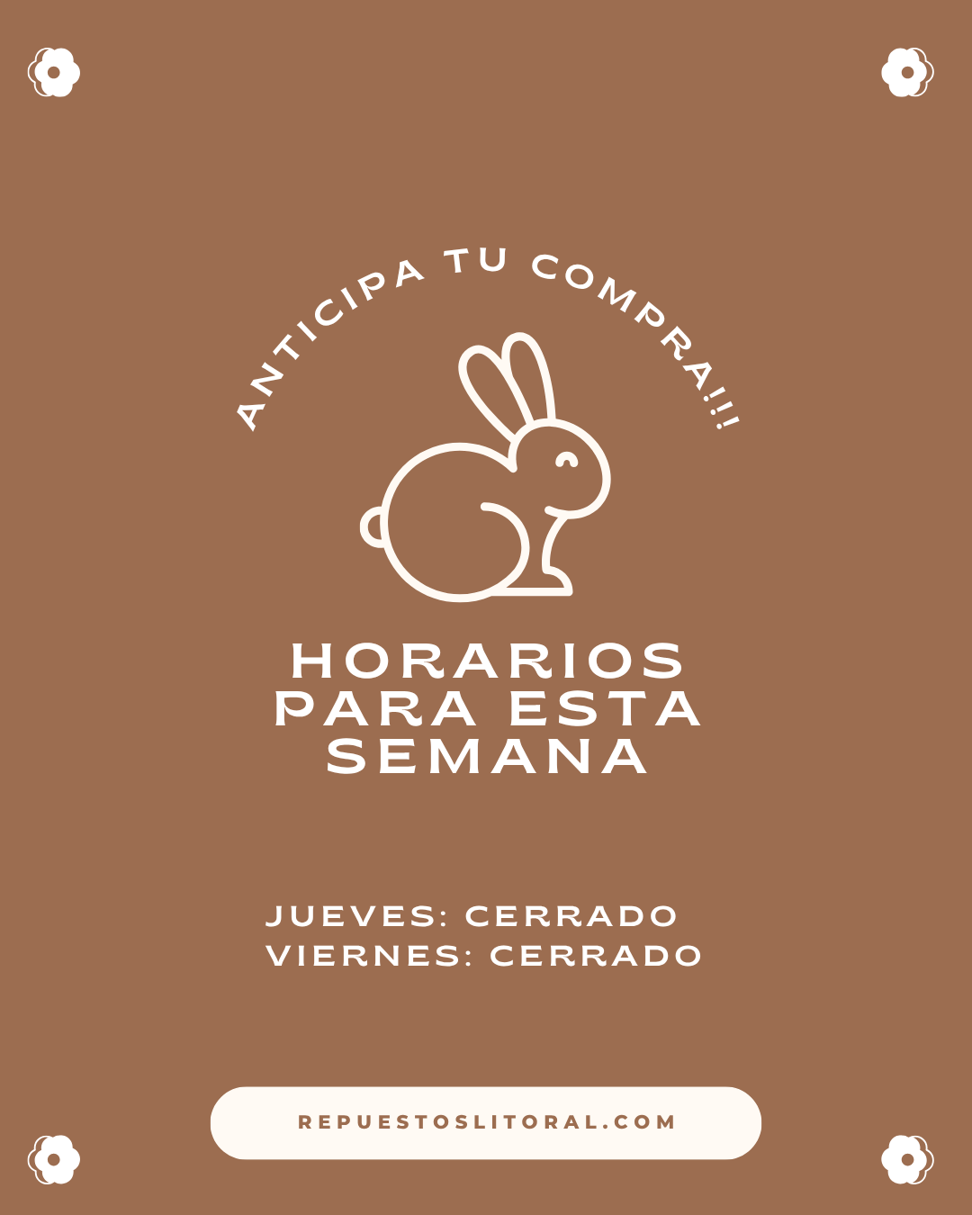 Horarios Semana Santa